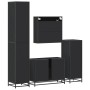 Juego de muebles de baño 4 pzas madera contrachapada negro von , Badezimmermöbel - Ref: Foro24-3301200, Preis: 465,28 €, Raba...