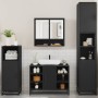 Juego de muebles de baño 4 pzas madera contrachapada negro von , Badezimmermöbel - Ref: Foro24-3301240, Preis: 429,26 €, Raba...