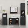 Juego de muebles de baño 4 pzas madera contrachapada negro von , Badezimmermöbel - Ref: Foro24-3301240, Preis: 429,26 €, Raba...