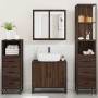 Set de muebles baño 4 pzas madera contrachapada roble marrón von , Badezimmermöbel - Ref: Foro24-3301249, Preis: 319,19 €, Ra...