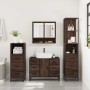 Set de muebles baño 4 pzas madera contrachapada roble marrón von , Badezimmermöbel - Ref: Foro24-3301294, Preis: 444,03 €, Ra...