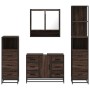 Set de muebles baño 4 pzas madera contrachapada roble marrón von , Badezimmermöbel - Ref: Foro24-3301294, Preis: 444,03 €, Ra...