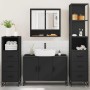 Juego de muebles de baño 4 pzas madera contrachapada negro von , Badezimmermöbel - Ref: Foro24-3301280, Preis: 361,91 €, Raba...