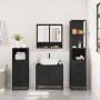 Juego de muebles de baño 4 pzas madera contrachapada negro by , Bathroom furniture - Ref: Foro24-3301275, Price: 344,12 €, Di...