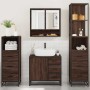 Set de muebles baño 4 pzas madera contrachapada roble marrón von , Badezimmermöbel - Ref: Foro24-3301289, Preis: 361,38 €, Ra...