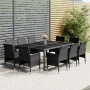 Garden dining set 11 pieces gray synthetic rattan by vidaXL, Garden sets - Ref: Foro24-3058563, Price: 806,10 €, Discount: %