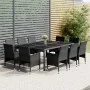 Garten-Essgruppe 11-teilig aus grauem synthetischem Rattan von vidaXL, Gartensets - Ref: Foro24-3058563, Preis: 862,60 €, Rab...