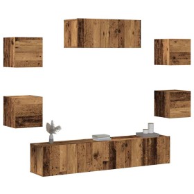 Mueble para TV de pared madera vieja 5 piezas von , TV-Möbel - Ref: Foro24-3329207, Preis: 202,34 €, Rabatt: %