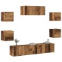 Mueble para TV de pared madera vieja 5 piezas von , TV-Möbel - Ref: Foro24-3329207, Preis: 202,34 €, Rabatt: %