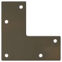 Patas para mesa de centro cónicas 4 uds acero natural 30-31cm by , Table legs - Ref: Foro24-4012511, Price: 37,84 €, Discount: %