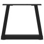 Patas para mesa de comedor forma V 2 uds negro 40x(30-31,3) cm by , Table legs - Ref: Foro24-4012524, Price: 50,36 €, Discoun...