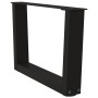 Patas para mesa de comedor forma V 2 uds negro 50x(30-31,3) cm de , Patas para mesas - Ref: Foro24-4012608, Precio: 54,05 €, ...