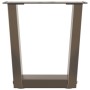 Patas para mesa de comedor en forma de V 2 uds acero natural by , Table legs - Ref: Foro24-4012603, Price: 45,65 €, Discount: %