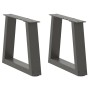 Patas para mesa comedor forma V 2 uds antracita 40x(30-31,3) cm von , Tischbeine - Ref: Foro24-4012526, Preis: 49,31 €, Rabat...