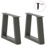Patas para mesa comedor forma V 2 uds antracita 40x(30-31,3) cm von , Tischbeine - Ref: Foro24-4012526, Preis: 49,31 €, Rabat...