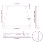 Patas para mesa comedor forma V 2 uds antracita 40x(30-31,3) cm von , Tischbeine - Ref: Foro24-4012526, Preis: 49,31 €, Rabat...