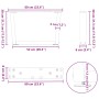 Patas para mesa de comedor en forma de V 2 uds acero natural von , Tischbeine - Ref: Foro24-4012615, Preis: 61,72 €, Rabatt: %