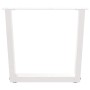 Patas para mesa de comedor forma V 2 uds blanco 50x(42-43,3) cm by , Table legs - Ref: Foro24-4012629, Price: 63,34 €, Discou...