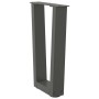 Patas para mesa de comedor en forma de V 2 uds antracita Acero by , Table legs - Ref: Foro24-4012622, Price: 54,79 €, Discoun...