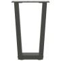 Patas para mesa de comedor en forma de V 2 uds antracita Acero by , Table legs - Ref: Foro24-4012622, Price: 54,79 €, Discoun...