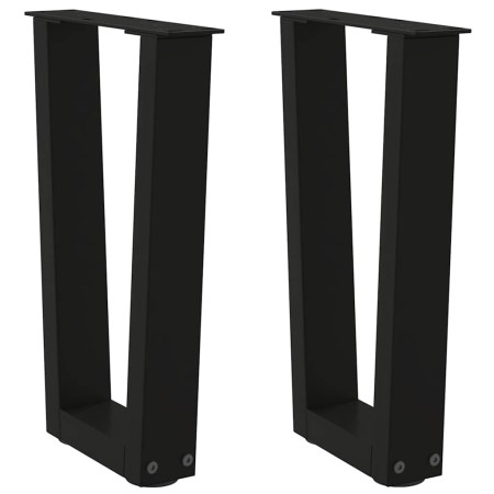 Patas para mesa de comedor en forma de V 2 uds acero negro von , Tischbeine - Ref: Foro24-4012620, Preis: 43,10 €, Rabatt: %