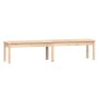 2-seater garden bench solid pine wood 203.5x44x45 cm by vidaXL, garden benches - Ref: Foro24-824018, Price: 89,84 €, Discount: %