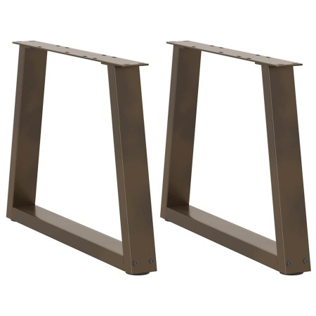 Patas para mesa de comedor forma de V 2 uds acero natural acero von , Tischbeine - Ref: Foro24-4012551, Preis: 63,02 €, Rabat...
