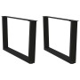 Patas para mesa de comedor forma V 2 uds negro 70x(42-43,3) cm von , Tischbeine - Ref: Foro24-4012636, Preis: 63,43 €, Rabatt: %