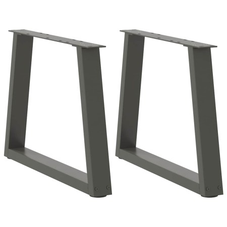 Patas para mesa de comedor en forma de V 2 uds antracita acero by , Table legs - Ref: Foro24-4012558, Price: 71,45 €, Discoun...