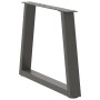Patas para mesa de comedor en forma de V 2 uds antracita acero by , Table legs - Ref: Foro24-4012558, Price: 71,45 €, Discoun...