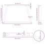 Patas para mesa de comedor forma V 2 uds blanco 60x(42-43,3) cm by , Table legs - Ref: Foro24-4012553, Price: 71,84 €, Discou...