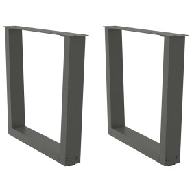 Patas para mesa de comedor en forma de V 2 uds antracita acero by , Table legs - Ref: Foro24-4012634, Price: 71,77 €, Discoun...