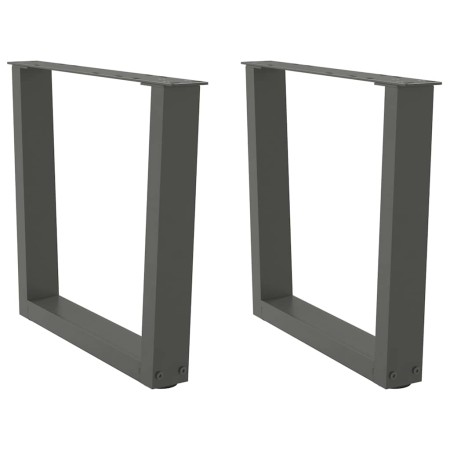 Patas para mesa de comedor en forma de V 2 uds antracita acero by , Table legs - Ref: Foro24-4012634, Price: 63,78 €, Discoun...