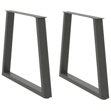 Patas para mesa de comedor en forma de V 2 uds antracita acero by , Table legs - Ref: Foro24-4012570, Price: 96,28 €, Discoun...