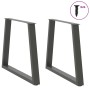 Patas para mesa de comedor en forma de V 2 uds antracita acero by , Table legs - Ref: Foro24-4012570, Price: 96,28 €, Discoun...