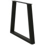 Patas para mesa de comedor en forma de V 2 uds acero negro by , Table legs - Ref: Foro24-4012572, Price: 82,39 €, Discount: %