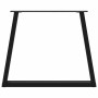 Patas para mesa de comedor en forma de V 2 uds acero negro by , Table legs - Ref: Foro24-4012572, Price: 82,39 €, Discount: %