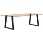 Patas para mesa de comedor en forma de V 2 uds acero negro by , Table legs - Ref: Foro24-4012572, Price: 82,39 €, Discount: %