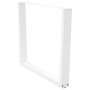 Patas mesa comedor forma V 2uds acero blanco 100x(72-73,3)cm by , Table legs - Ref: Foro24-4012657, Price: 105,20 €, Discount: %