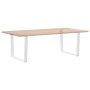 Patas mesa comedor forma V 2uds acero blanco 100x(72-73,3)cm by , Table legs - Ref: Foro24-4012657, Price: 105,20 €, Discount: %