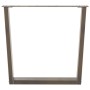 Patas para mesa de comedor en forma de V 2 uds acero natural by , Table legs - Ref: Foro24-4012655, Price: 105,62 €, Discount: %