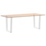 Patas para mesa de comedor en forma de V 2 uds acero blanco by , Table legs - Ref: Foro24-4012641, Price: 110,99 €, Discount: %