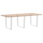 Patas para mesa de comedor en forma de V 3 uds acero blanco de , Patas para mesas - Ref: Foro24-4012669, Precio: 136,83 €, De...