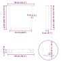 Patas para mesa de comedor en forma de V 3 uds acero blanco de , Patas para mesas - Ref: Foro24-4012669, Precio: 136,83 €, De...
