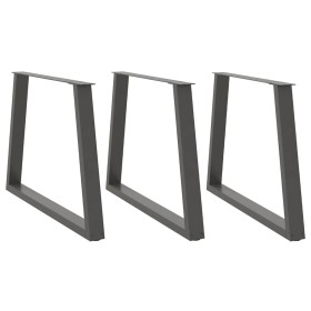 Patas para mesa comedor forma V 3uds antracita 100x(72-73,3) cm von , Tischbeine - Ref: Foro24-4012598, Preis: 159,55 €, Raba...