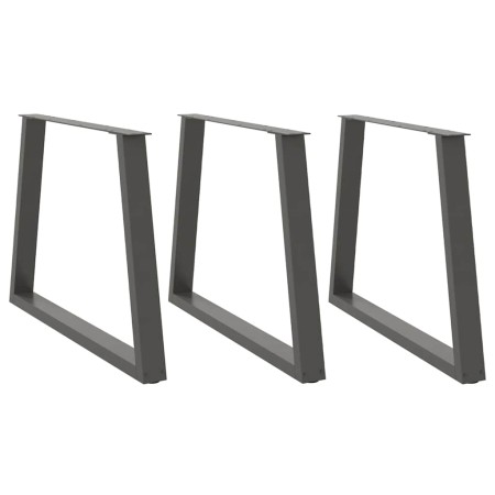 Patas para mesa comedor forma V 3uds antracita 100x(72-73,3) cm von , Tischbeine - Ref: Foro24-4012598, Preis: 162,78 €, Raba...