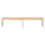 2-seater garden bench solid pine wood 203.5x44x45 cm by vidaXL, garden benches - Ref: Foro24-824018, Price: 89,84 €, Discount: %