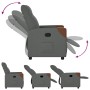 Sillón reclinable de tela gris oscuro de , Sillones - Ref: Foro24-4104810, Precio: 198,96 €