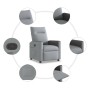 Sillón reclinable de tela gris claro von , Sessel - Ref: Foro24-4104825, Preis: 190,24 €, Rabatt: %