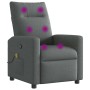 Sillón de masaje reclinable de tela gris oscuro von , Sessel - Ref: Foro24-4104833, Preis: 207,30 €, Rabatt: %